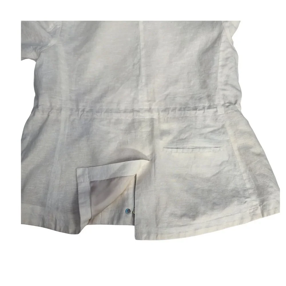 Peter Millar Women Linen/ Cotton Field Beige Discovery Jacket , Size Large‎ - Picture 8 of 15